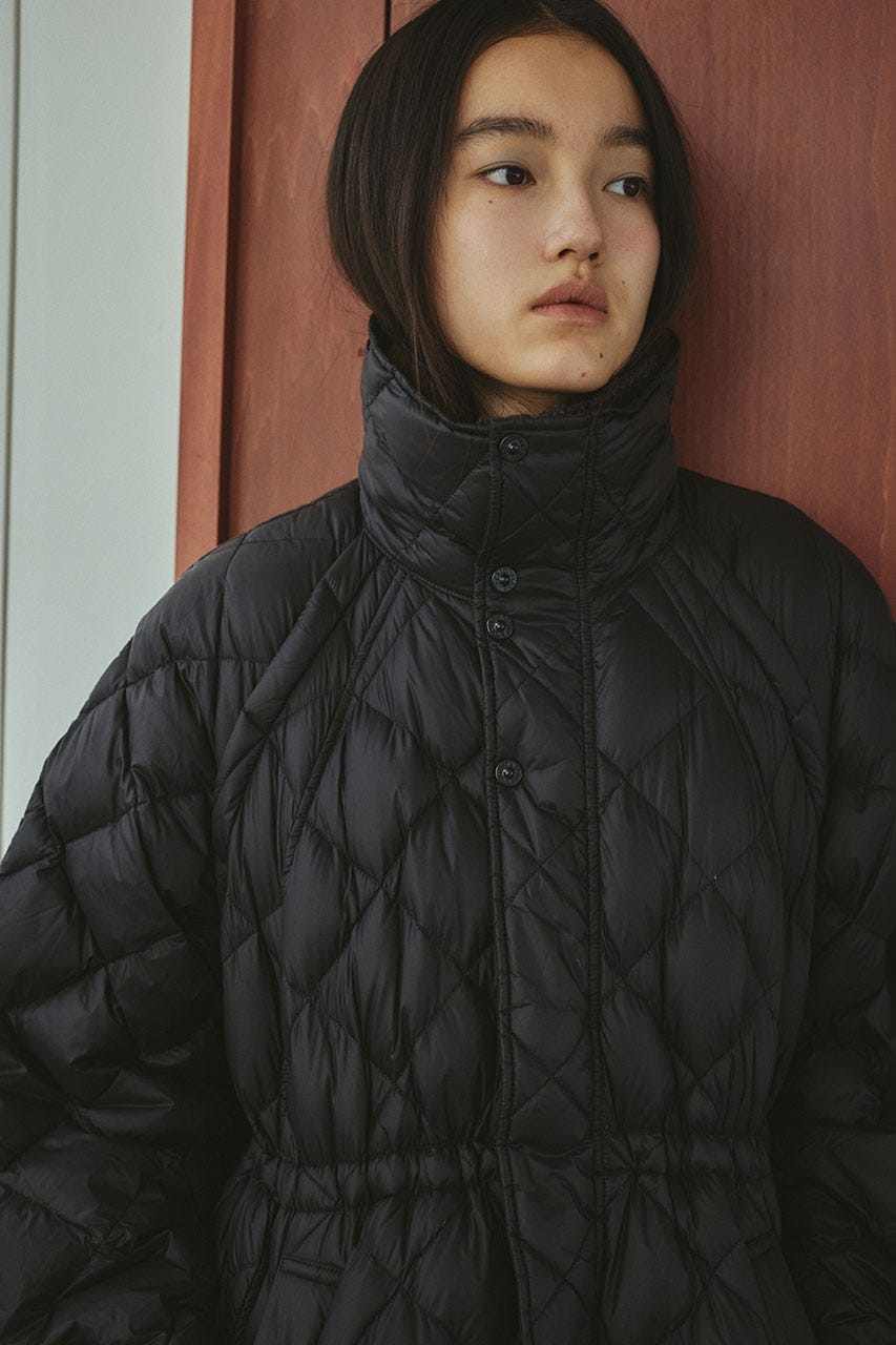 【別注】TAIONロングダウンコート BLK FREE