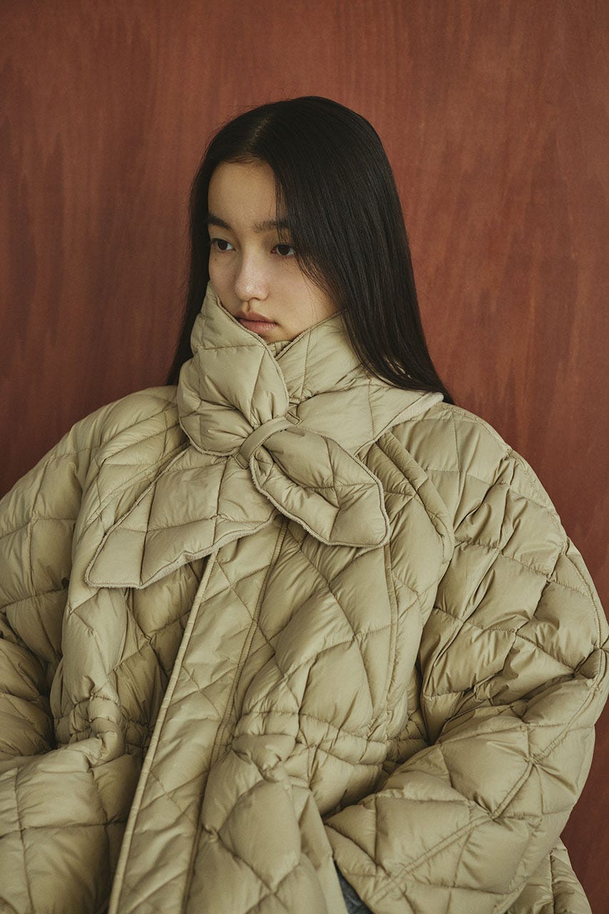 【別注】TAIONダウンスカーフマフラー BEG FREE