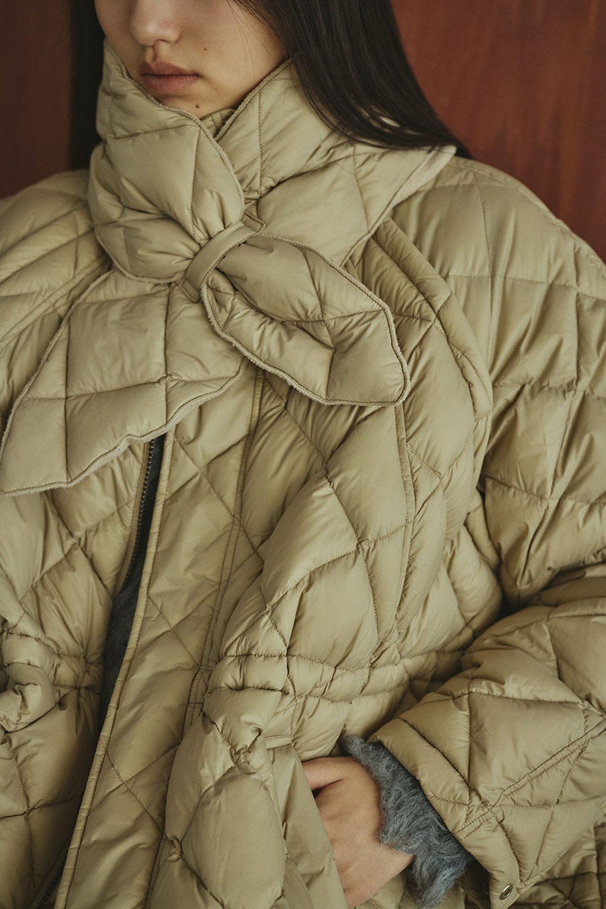 【別注】TAIONダウンスカーフマフラー BEG FREE