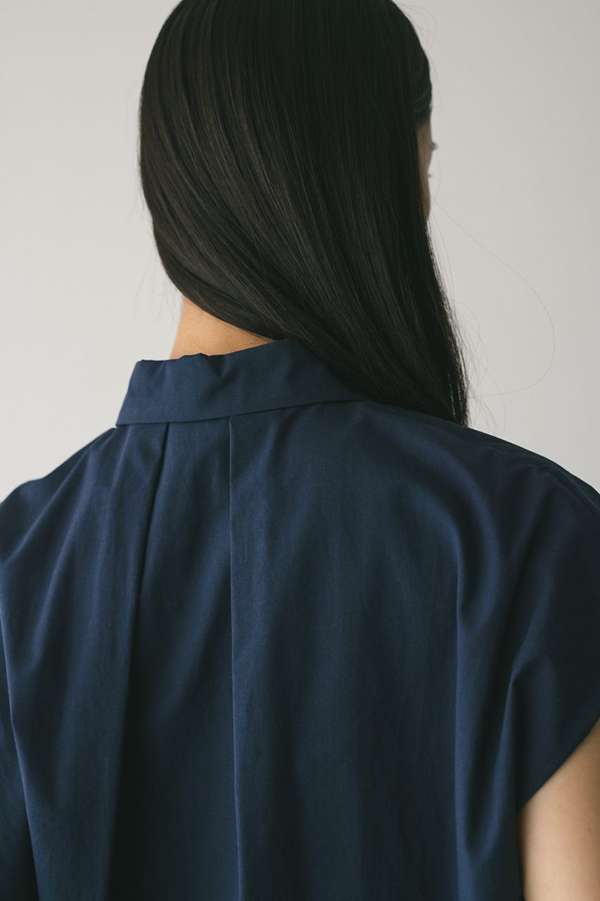 フロントタックボクシーシャツ NVY FREE