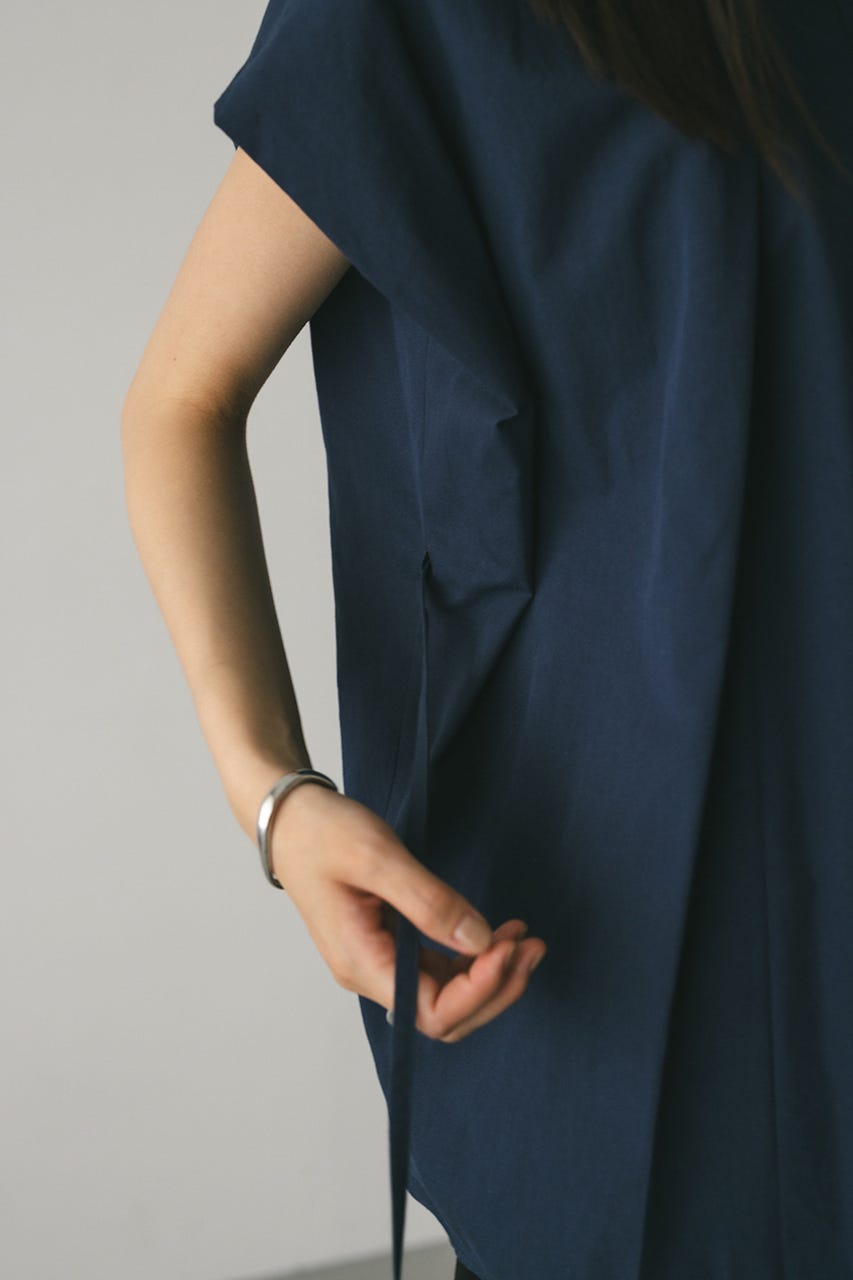 フロントタックボクシーシャツ NVY FREE