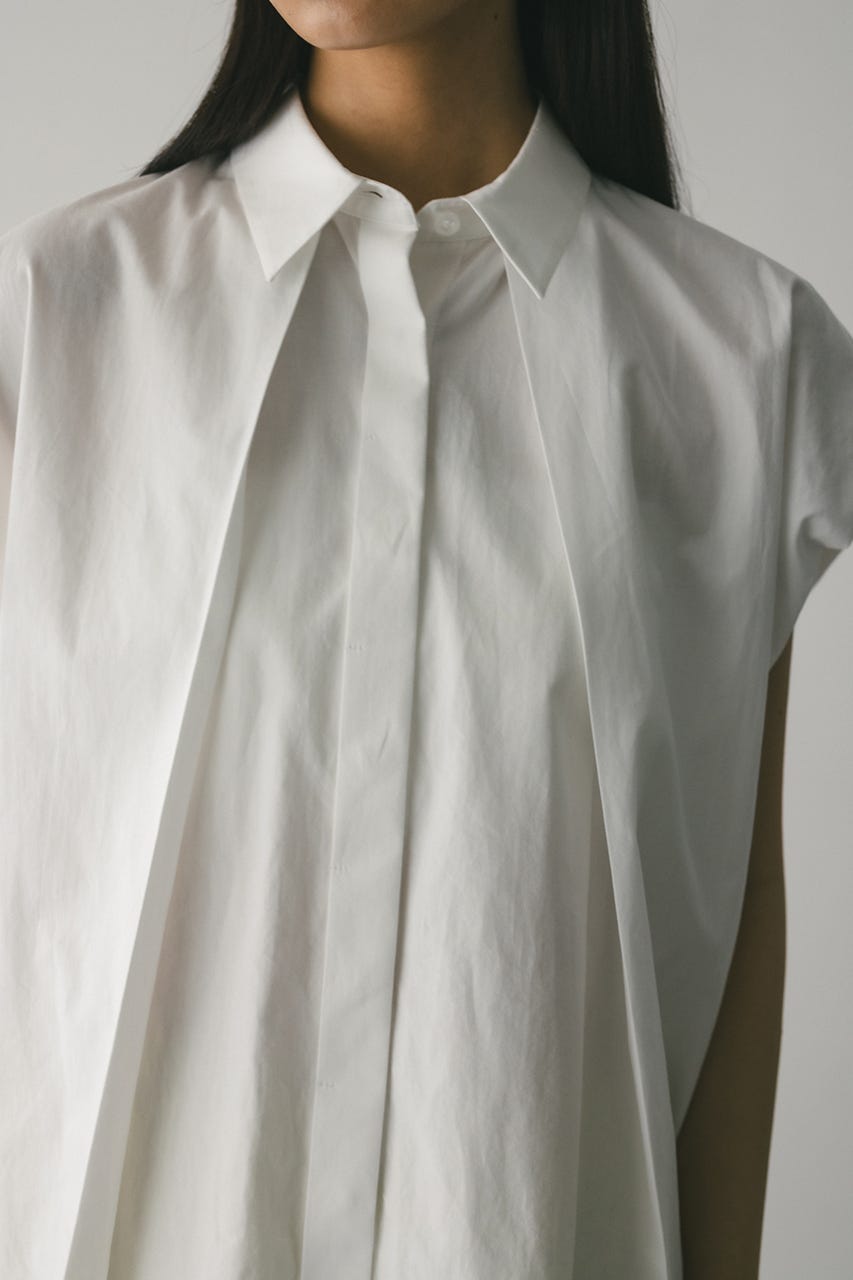 フロントタックボクシーシャツ WHT FREE