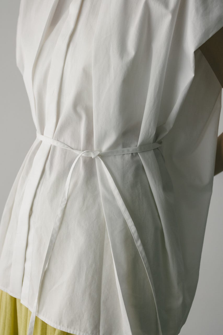 フロントタックボクシーシャツ WHT FREE