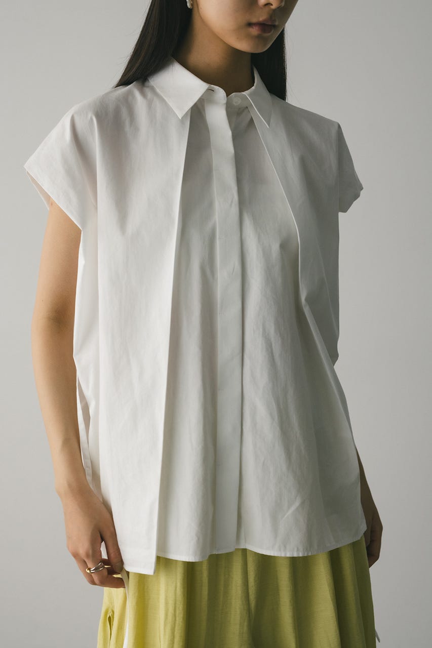 フロントタックボクシーシャツ WHT FREE