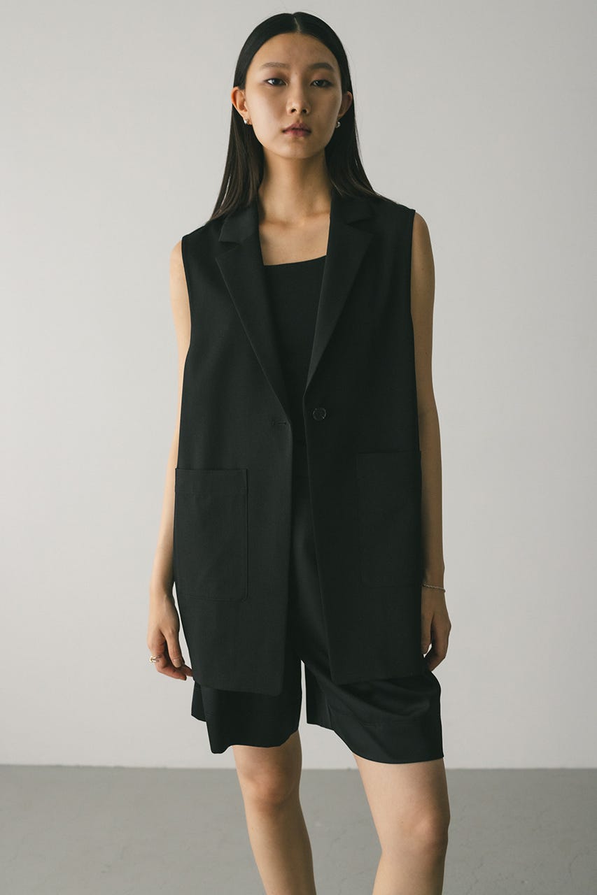 sheller ベスト STYLEMIXER | ワンボタンルーズベスト (ベスト ) |SHEL'TTER