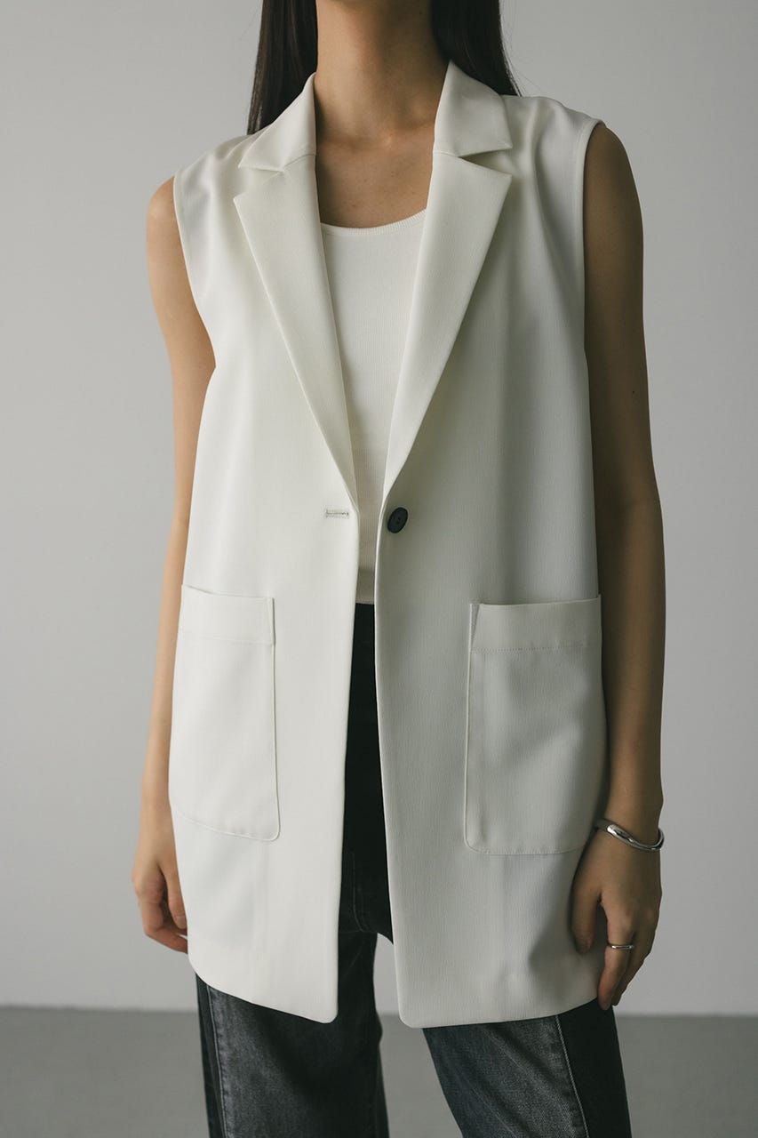 sheller ベスト STYLEMIXER | ワンボタンルーズベスト (ベスト ) |SHEL'TTER