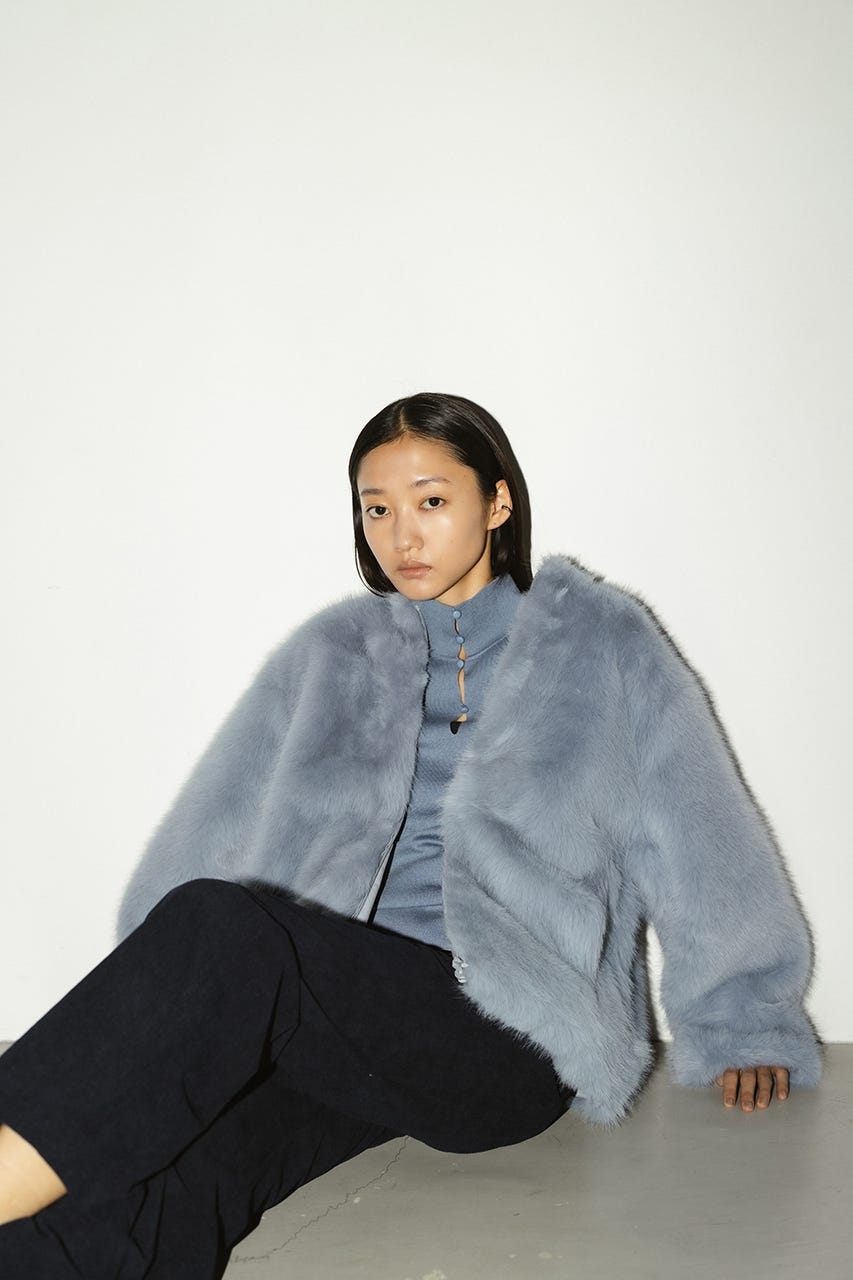 ノーカラーファージャケット SAX FREE