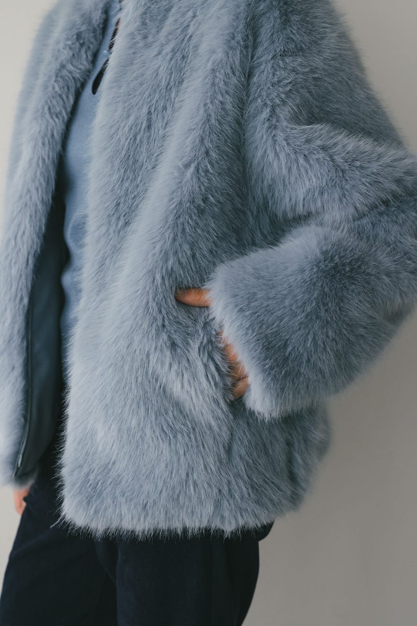 ノーカラーファージャケット SAX FREE