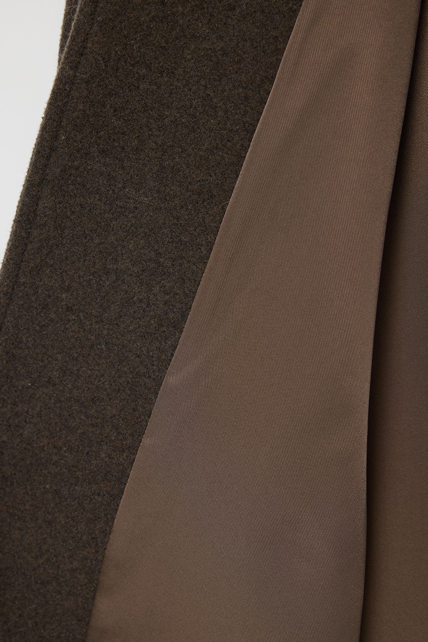 2WAYウールロングコート BRN M