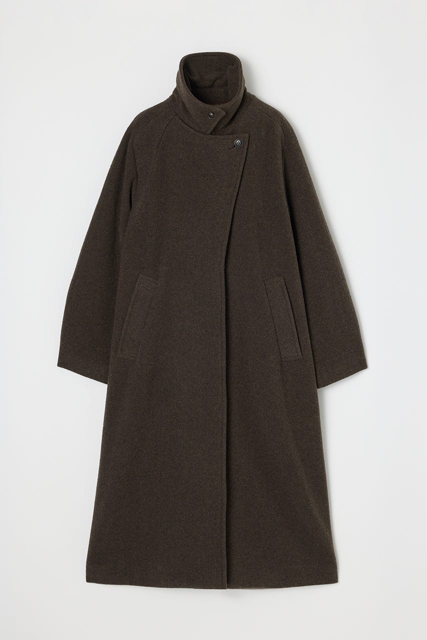 2WAYウールロングコート BRN M