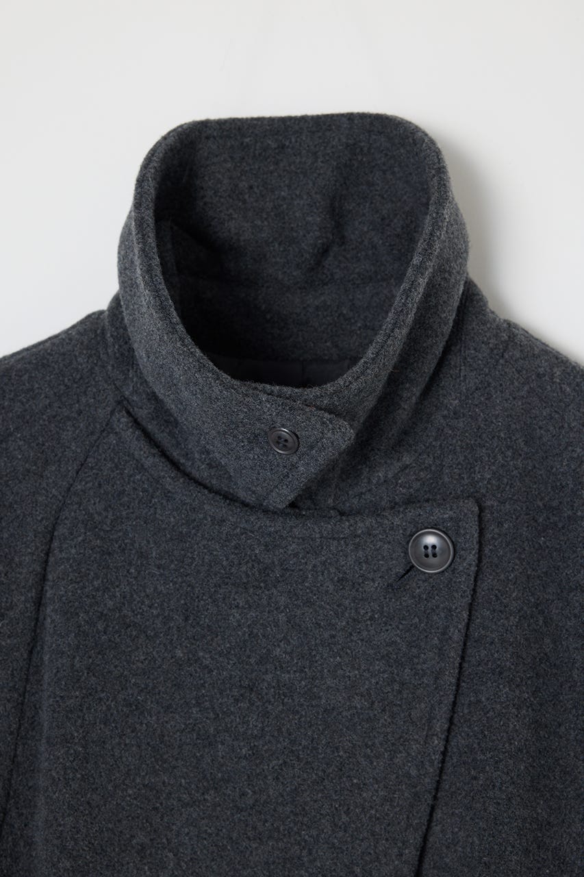2WAYウールロングコート GRY M