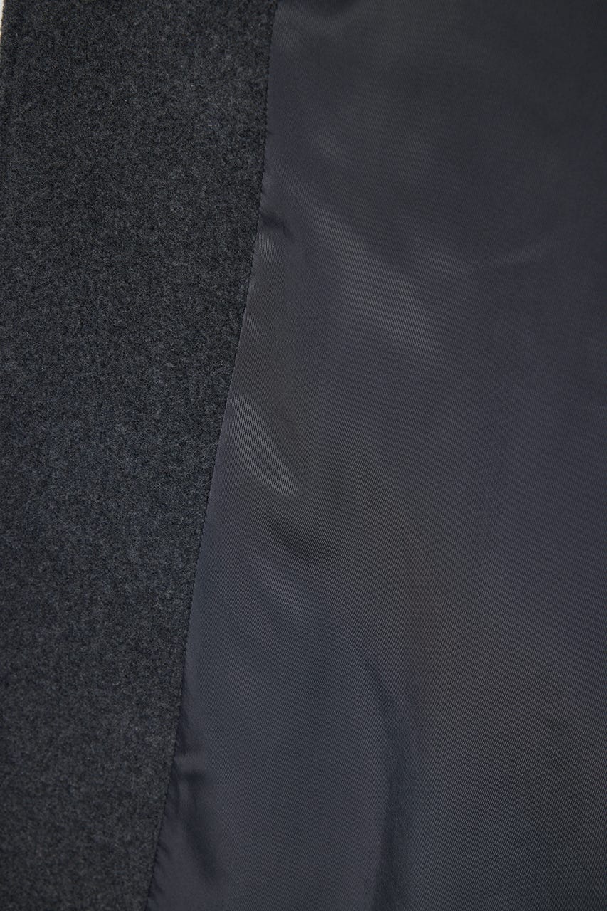 2WAYウールロングコート GRY M
