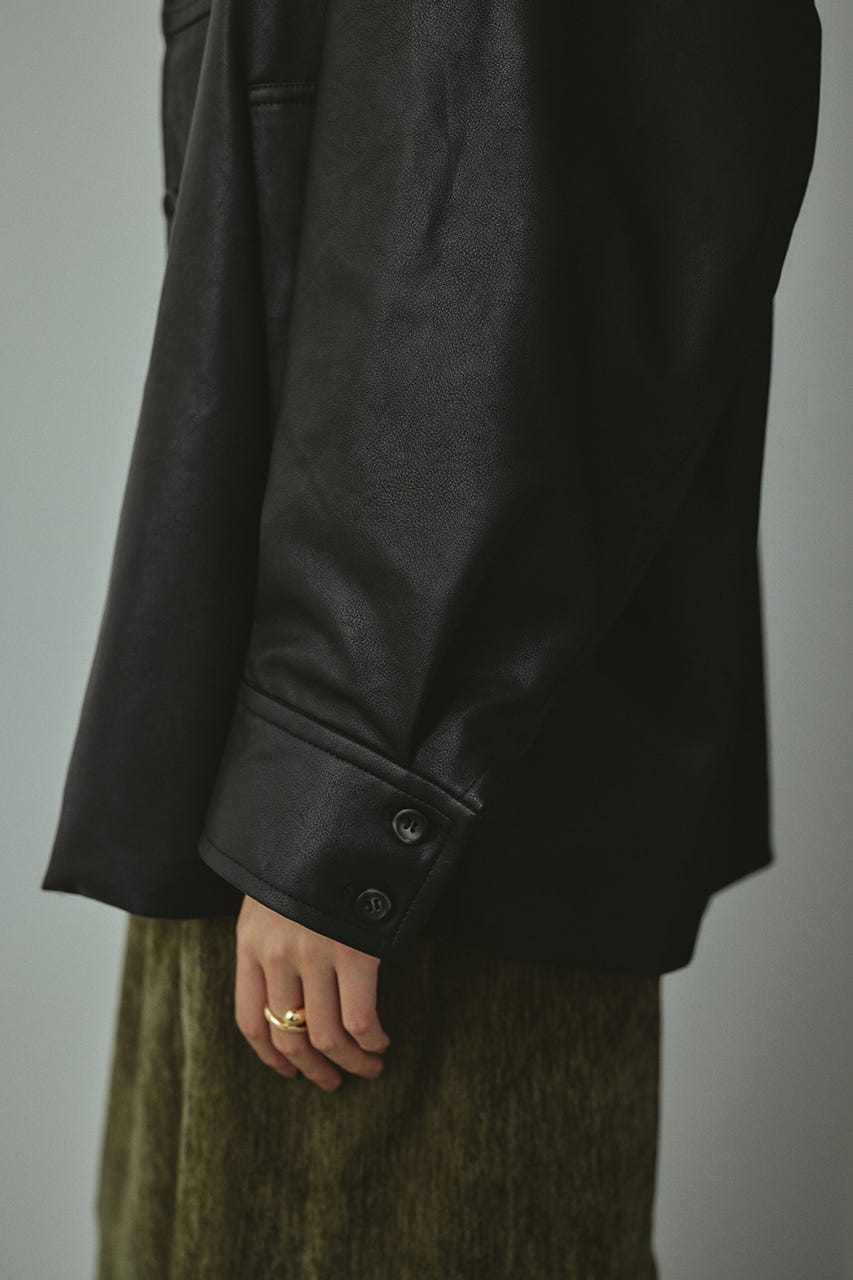 STYLEMIXER | フェイクレザージャケット (ジャケット ) |SHEL