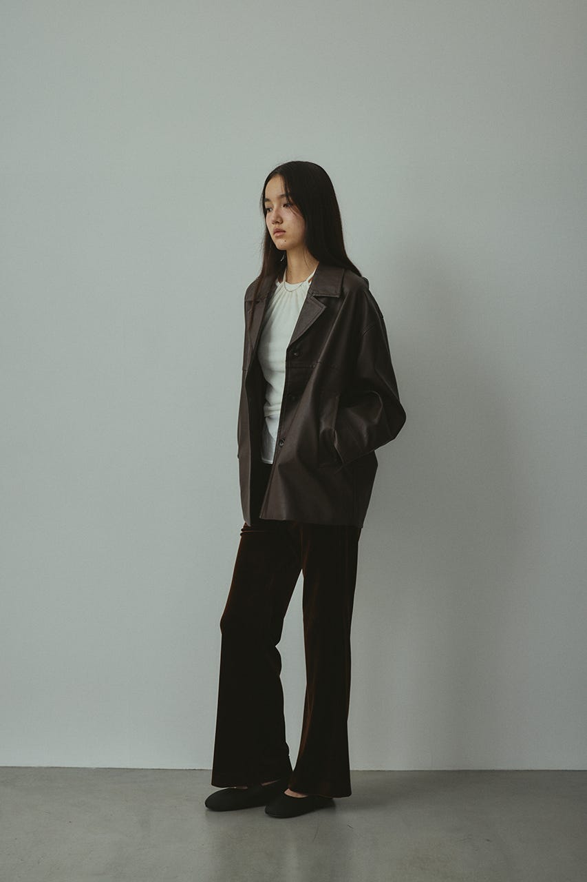 STYLEMIXER | フェイクレザージャケット (ジャケット ) |SHEL