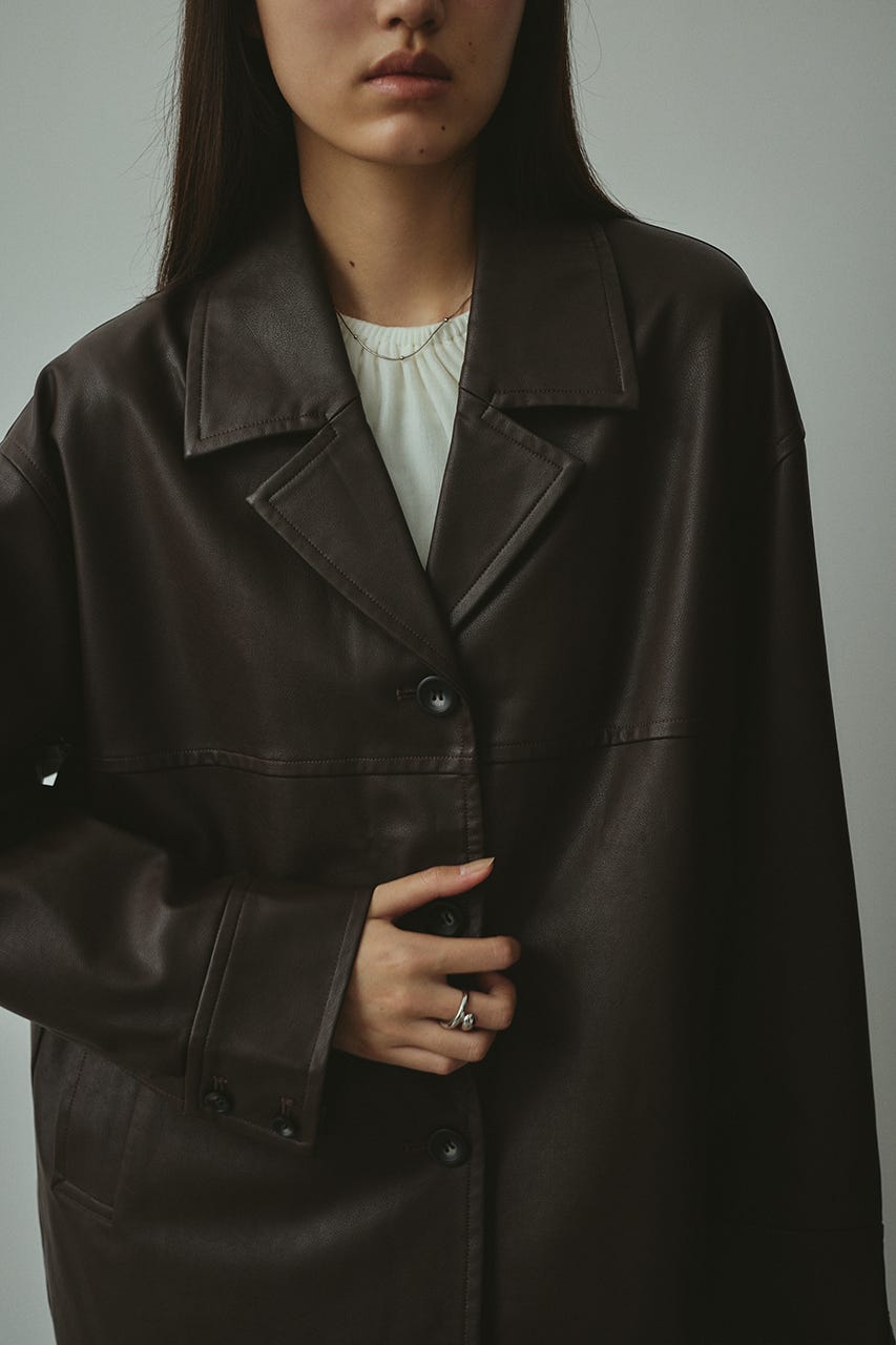 STYLEMIXER | フェイクレザージャケット (ジャケット ) |SHEL