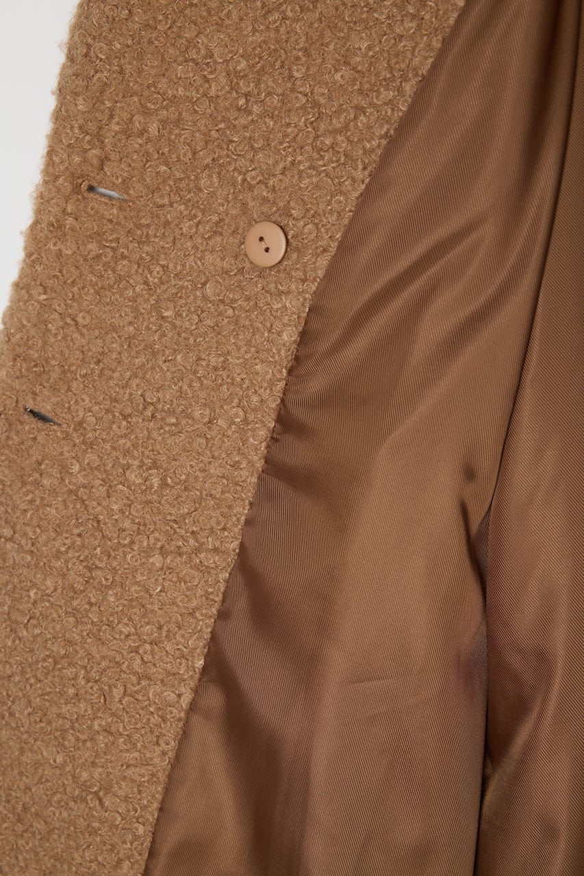 ブークレーベルトロングコート CAM M