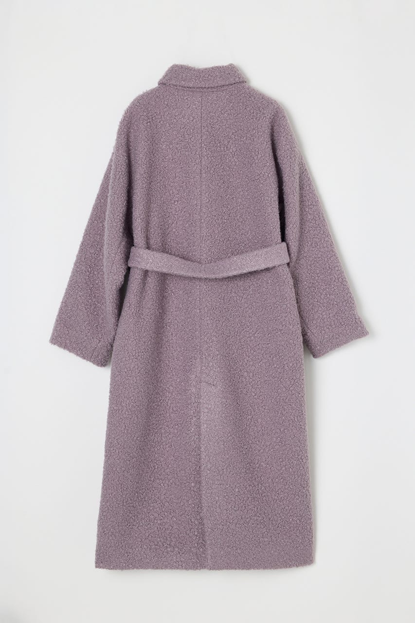 ブークレーベルトロングコート L/PUR S