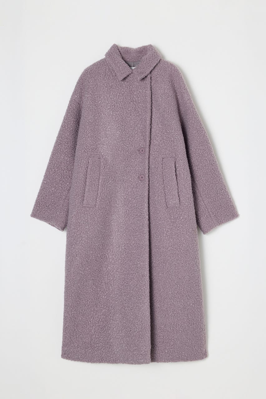 ブークレーベルトロングコート L/PUR S