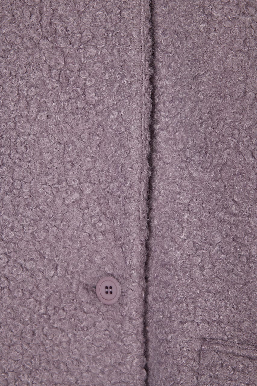 ブークレーベルトロングコート L/PUR S