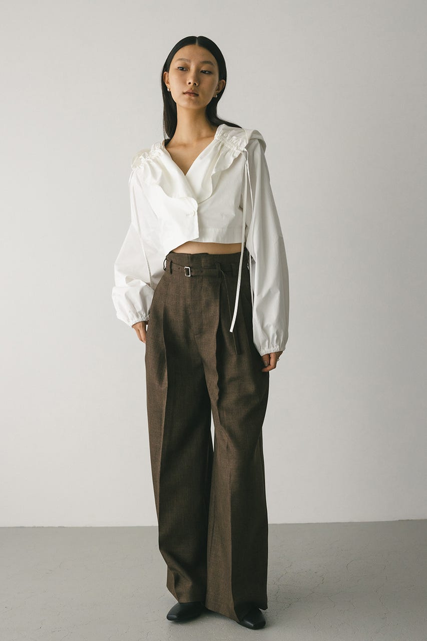 ビックフードショートジャケット WHT FREE