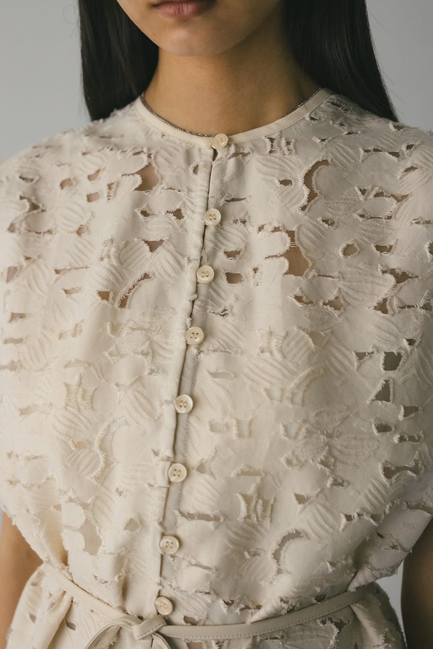 2WAYジャガードチョーカートップ IVOY FREE