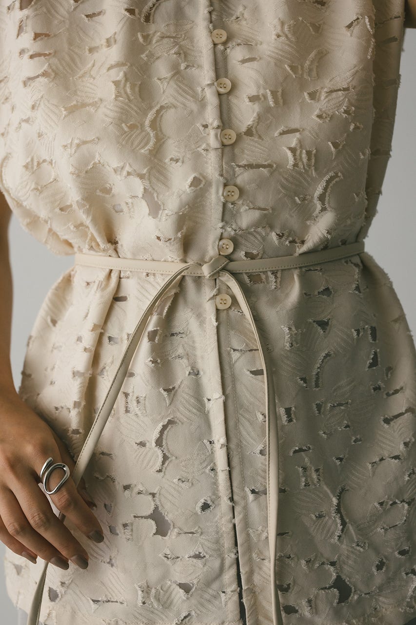 2WAYジャガードチョーカートップ IVOY FREE