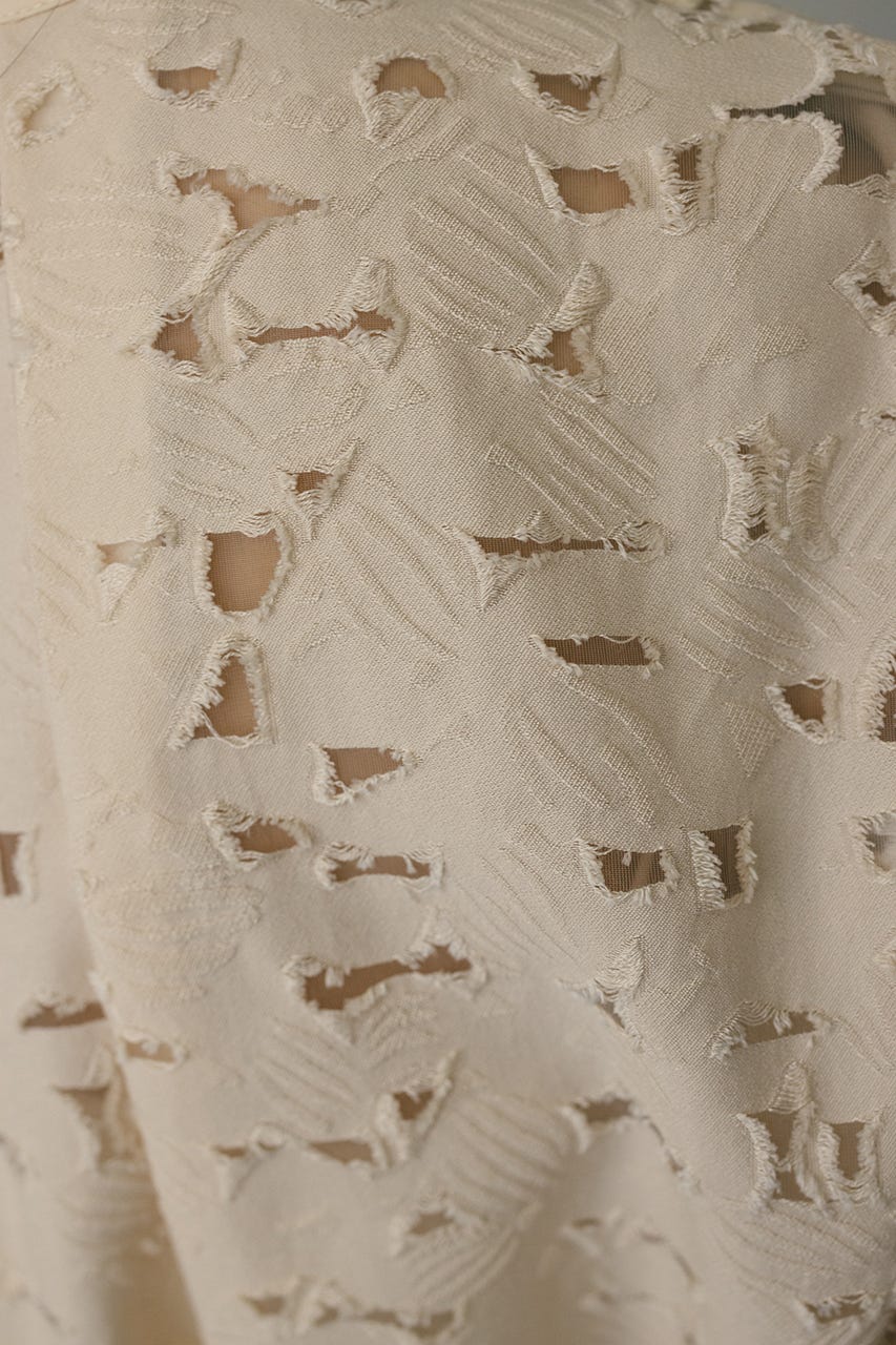 2WAYジャガードチョーカートップ IVOY FREE