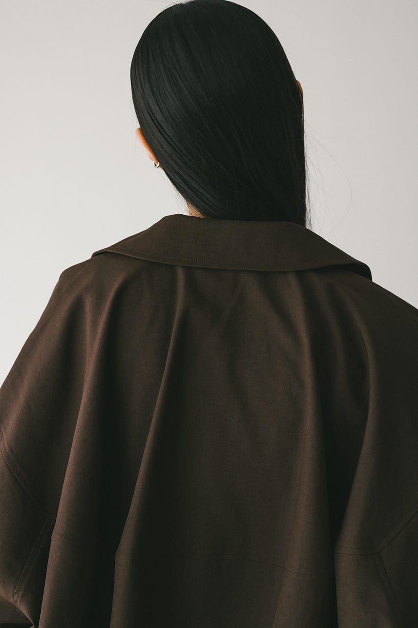 カーブフォルムライトブルゾン BRN FREE