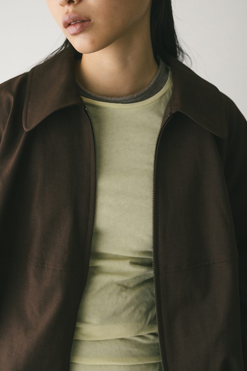 カーブフォルムライトブルゾン BRN FREE