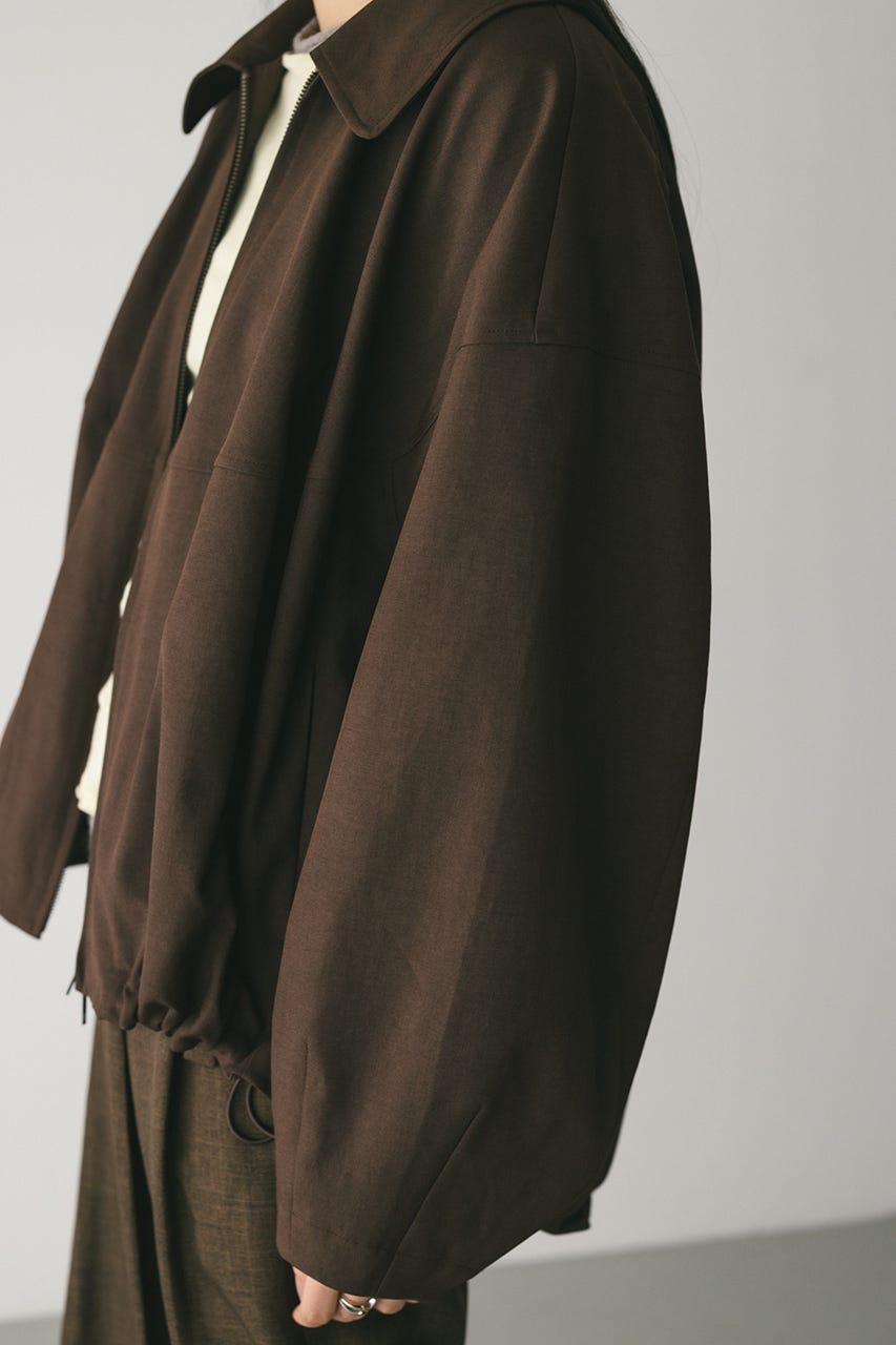 カーブフォルムライトブルゾン BRN FREE