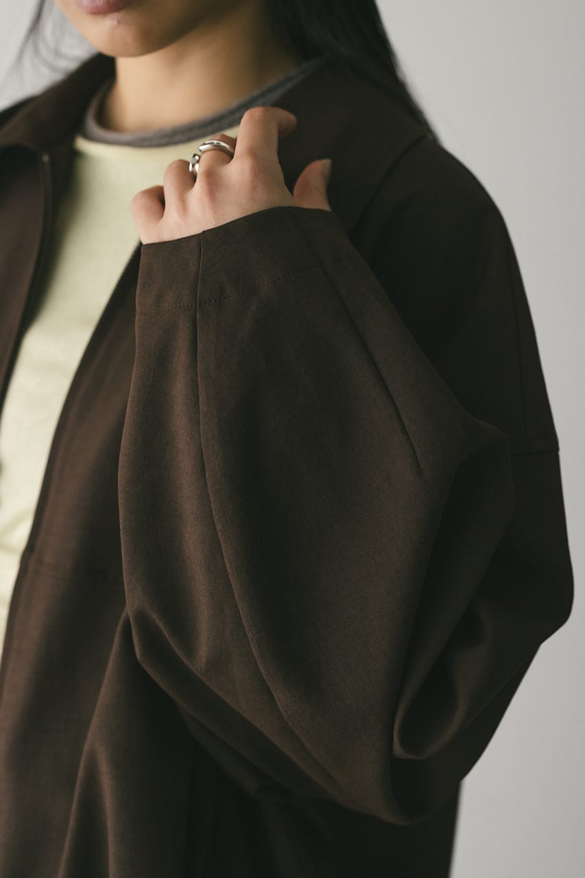 カーブフォルムライトブルゾン BRN FREE