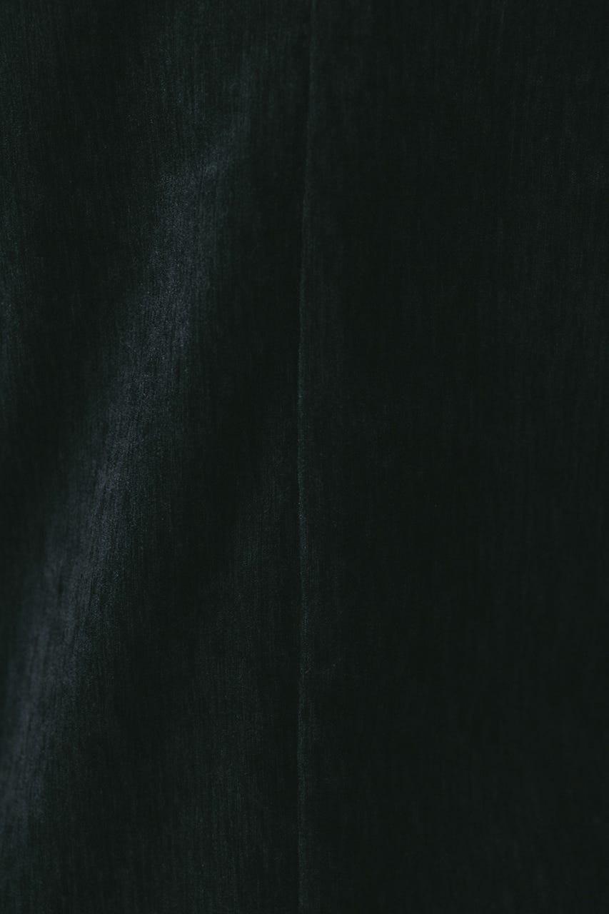 パイピングベロアキャミワンピース BLK S