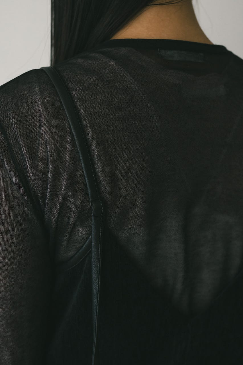 パイピングベロアキャミワンピース BLK S