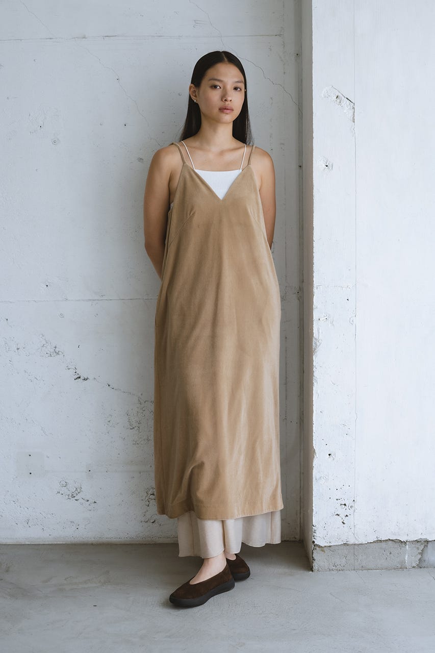 STYLEMIXER | ベロアレイヤーキャミワンピース (ワンピース