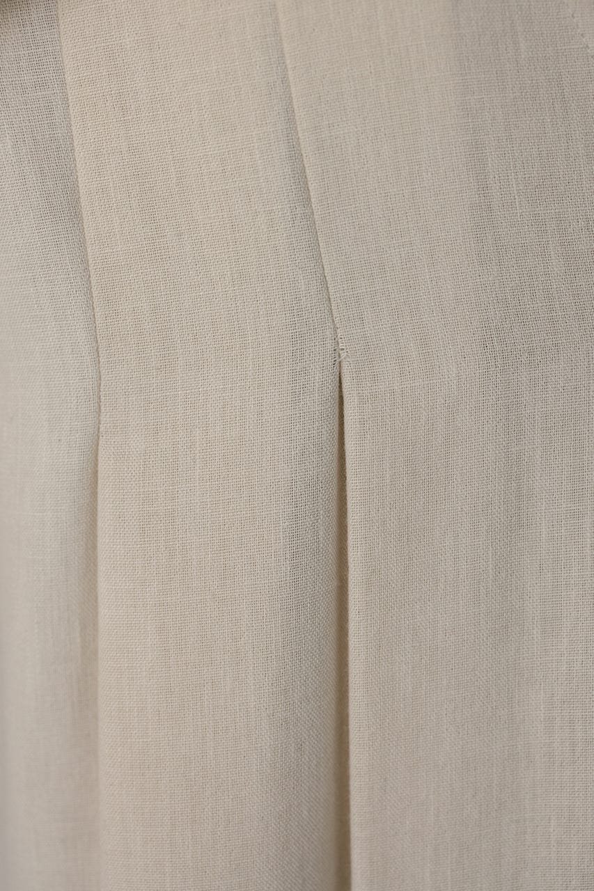 ビッグカラーフレアワンピース IVOY M