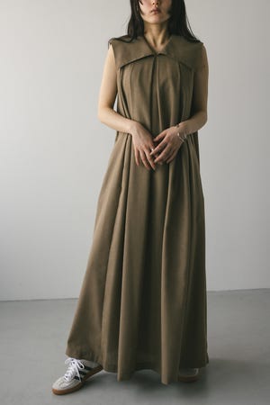 I AM MARI●Ｖネックフレアシフォンロングワンピース ３color n'OrLABELフラワーシフォンワンピース』