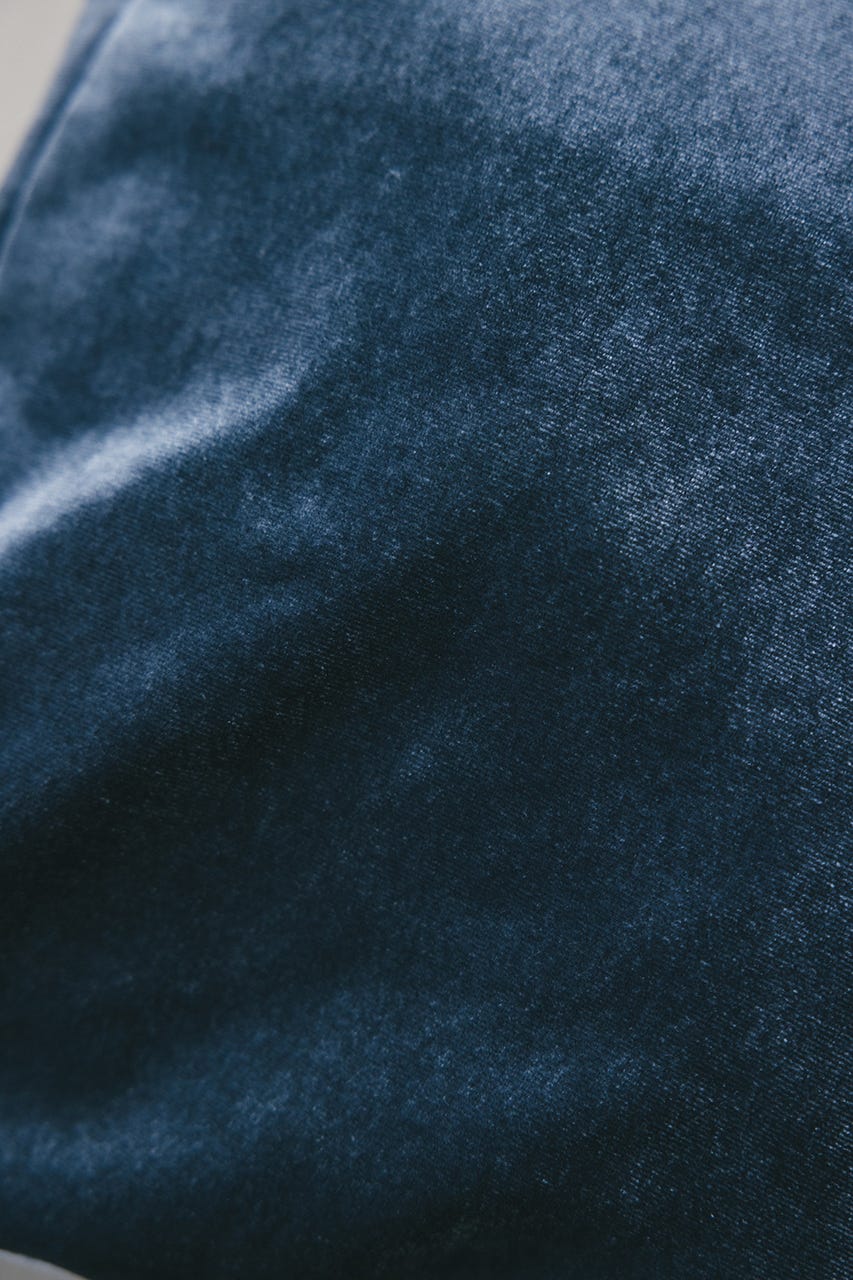 ベロアマルシェバッグ BLU FREE