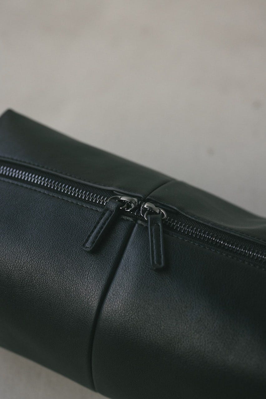 ワイドベルトスクエアバッグ BLK FREE