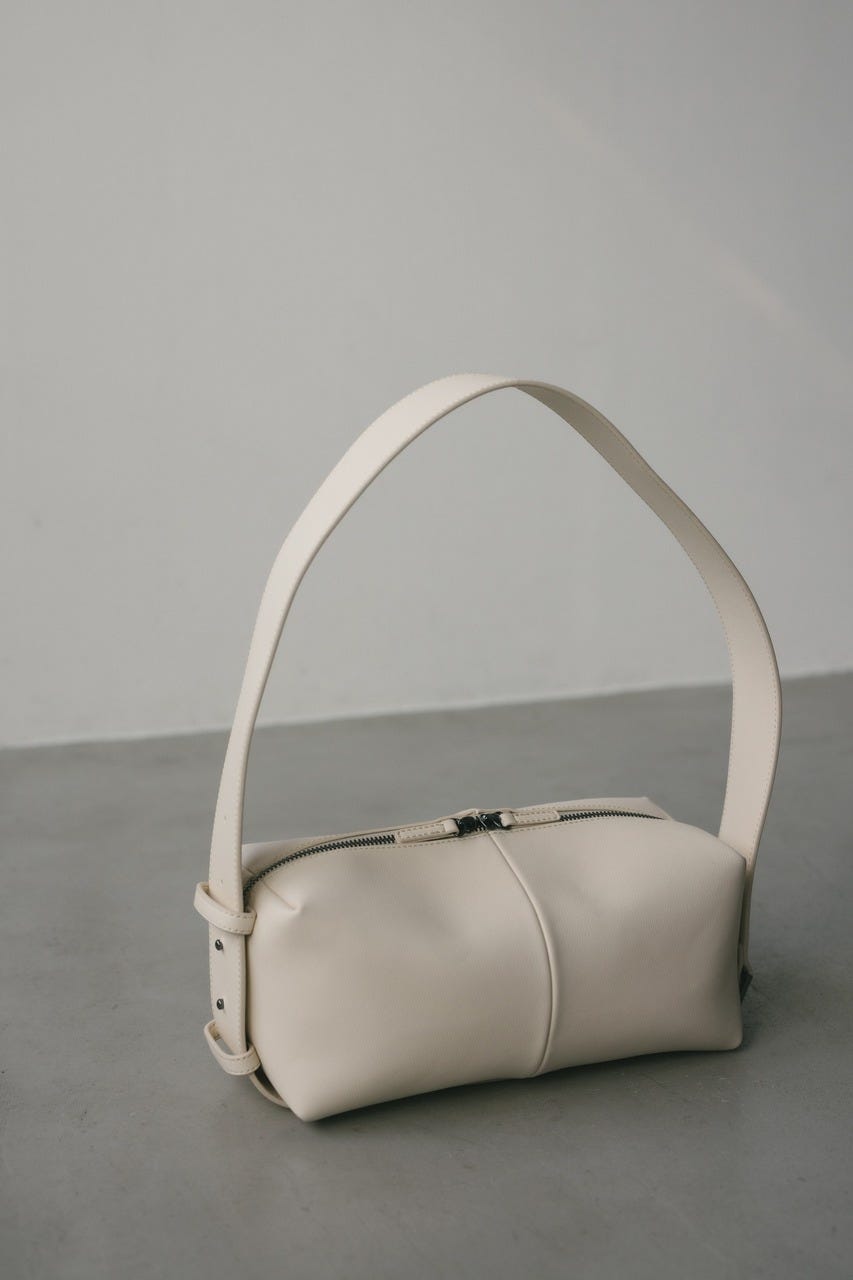ワイドベルトスクエアバッグ WHT FREE