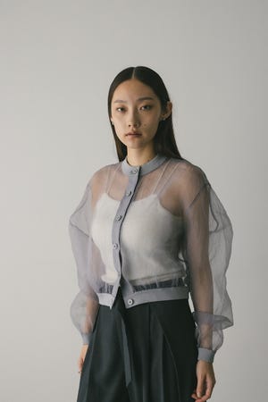 【美品】STYLEMIXER パネルフォルムカーディガン STYLEMIXER カーディガン パネルフォルムカーディガン