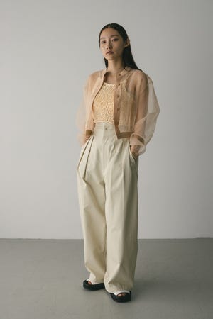 シアーコンビネーションカーディガン