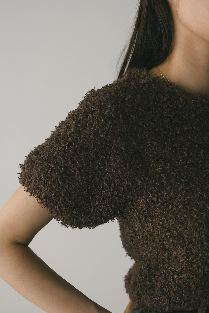 フラッフィーファーニット BRN FREE