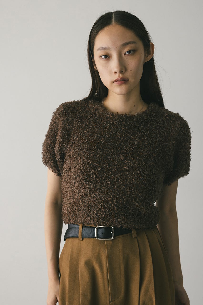 フラッフィーファーニット BRN FREE