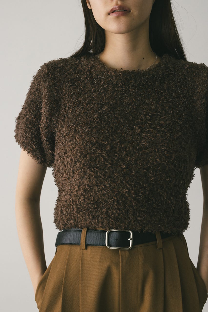 フラッフィーファーニット BRN FREE