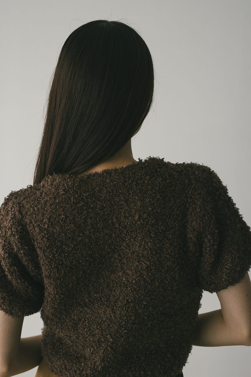 フラッフィーファーニット BRN FREE