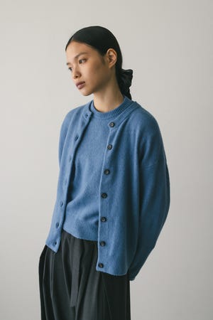 ウールニットカーディガン