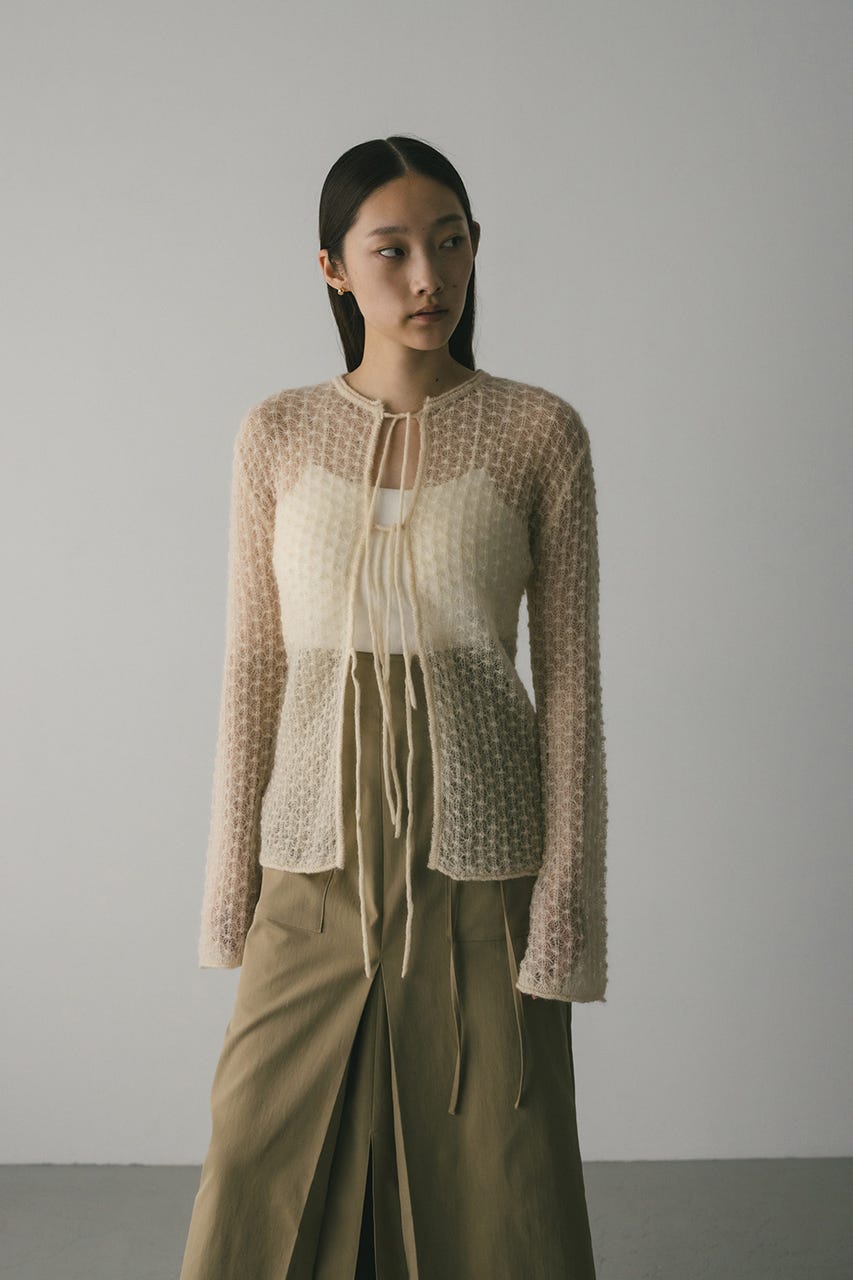HM様へ♥4/27 STYLEMIXER | 2WAYモヘアミックスリボンニット (ニット ) |SHEL
