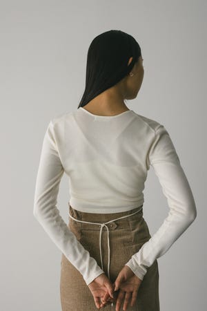 マルチWAYストリングショートニット