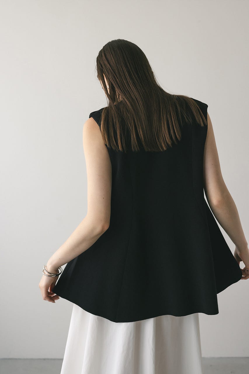 ドライニットフレアベスト BLK FREE