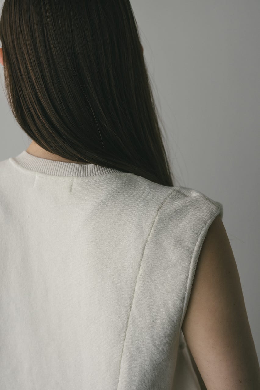 ドライニットフレアベスト WHT FREE